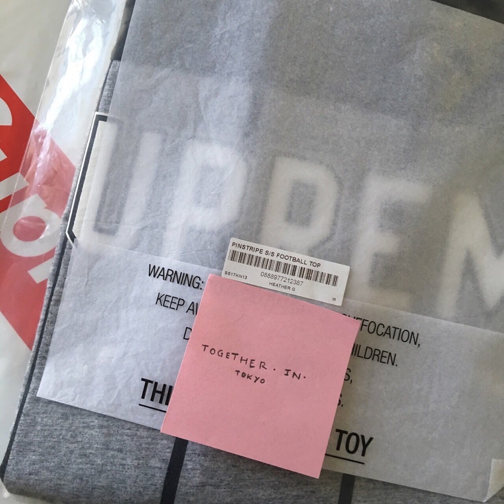 Supreme Pinstripe S/S Football top - Picture 3 of 8